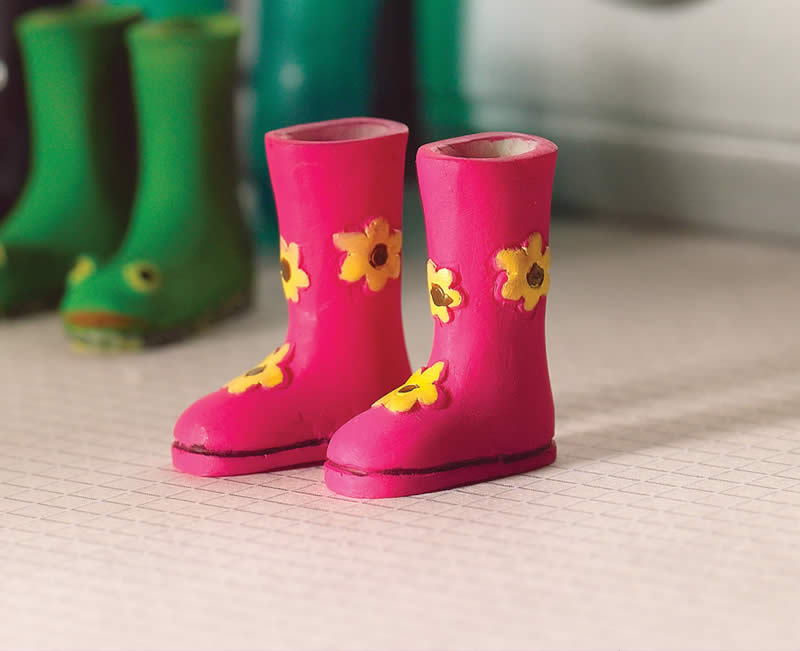 Flower Power Wellington Boots