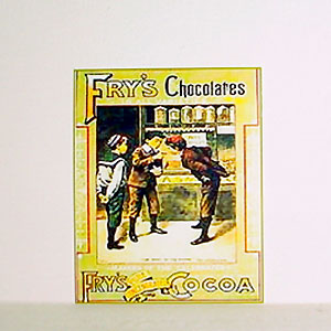 Fry's Chocolate Advertising Sign.