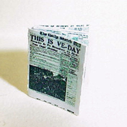 1/24th Scale VE Day War Edition News paper