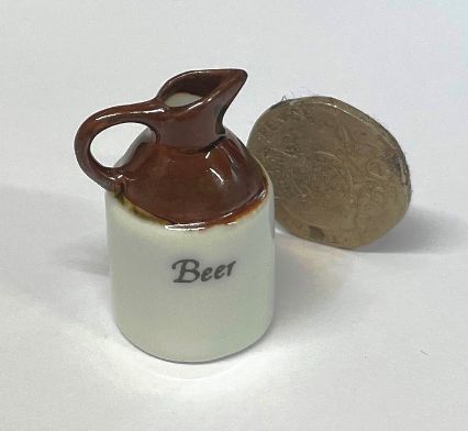 Semi Glazed Beer Jug 1/12th Scale