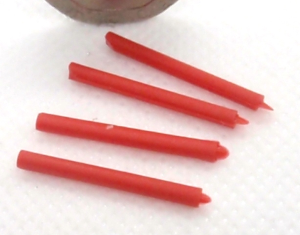 Pack Of  4 Red Candles