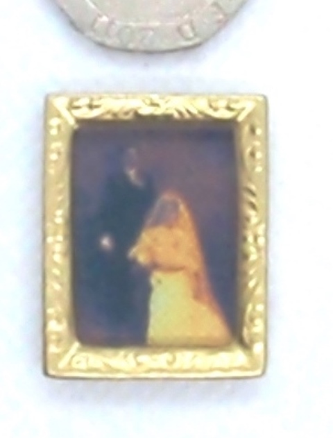 Square Gold Frame - Wedding Couple