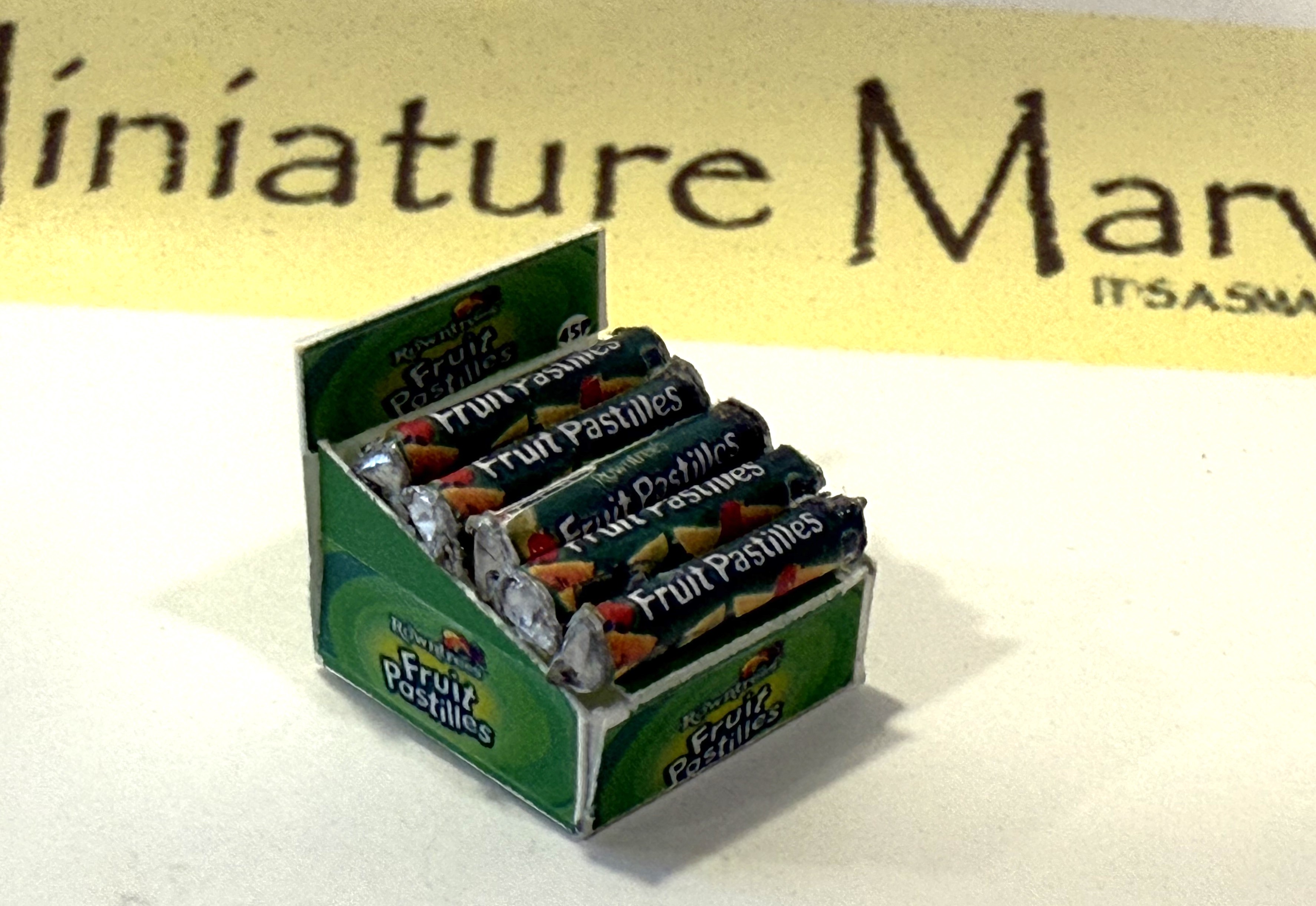 Counter Display Box Of Fruit Pastilles