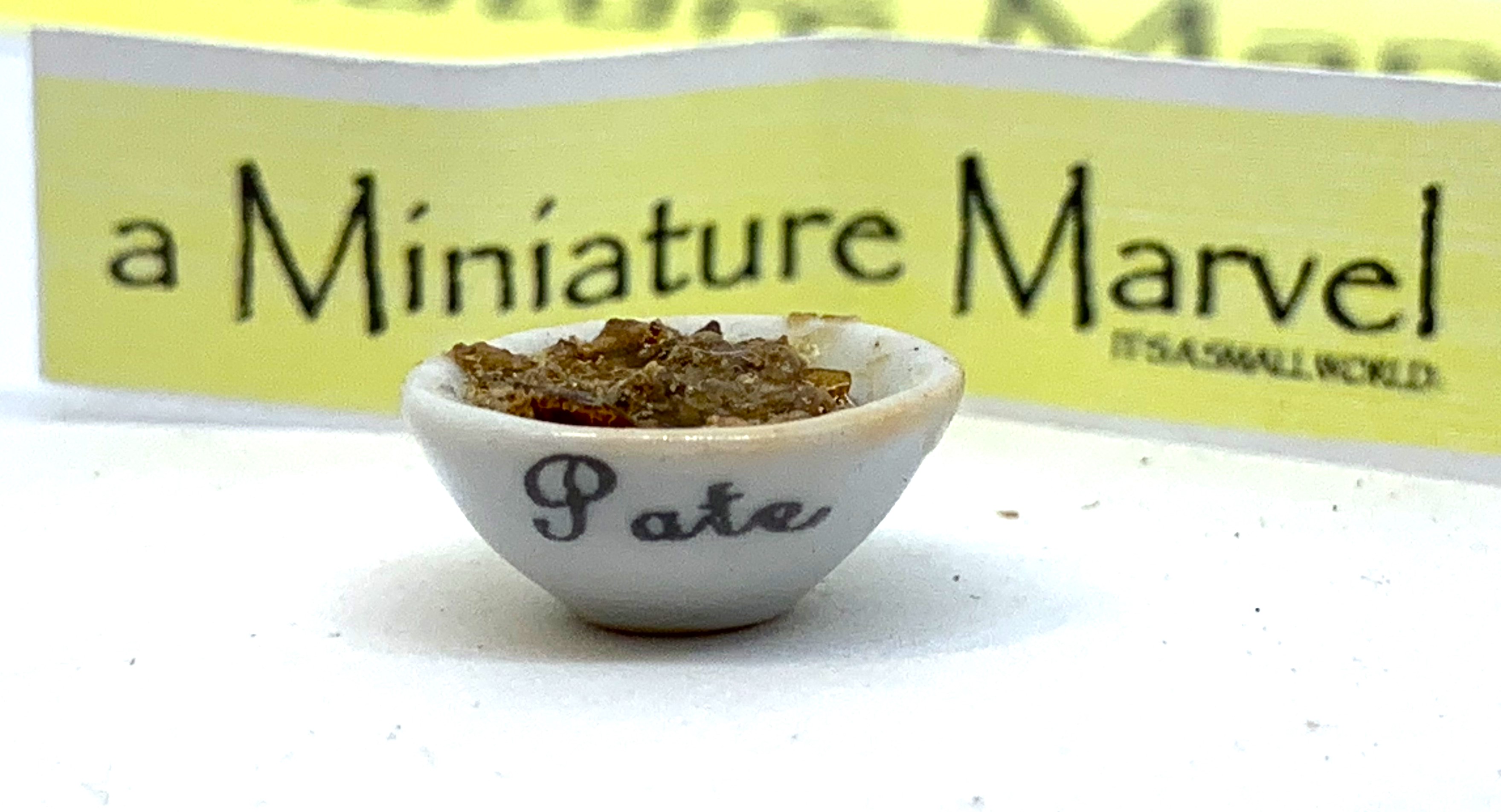 pâté in a china dish