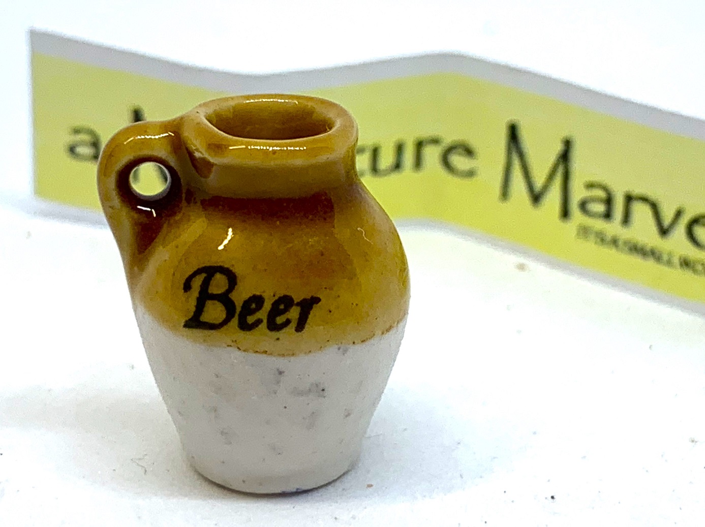 Half Glazed Beer Jug