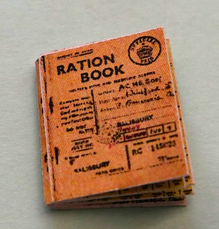 Ration book wartime England 1943