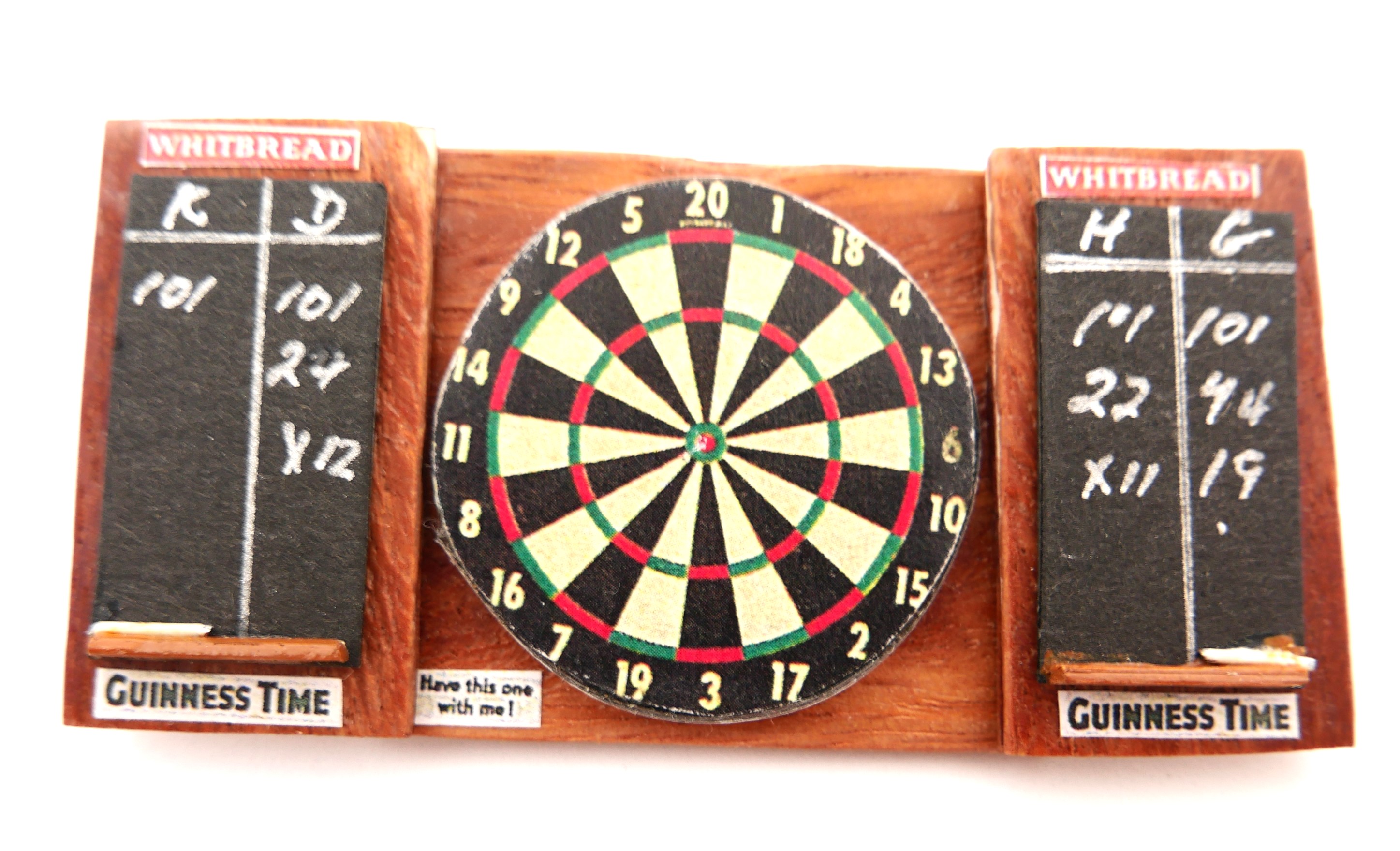 Dartboard & scores