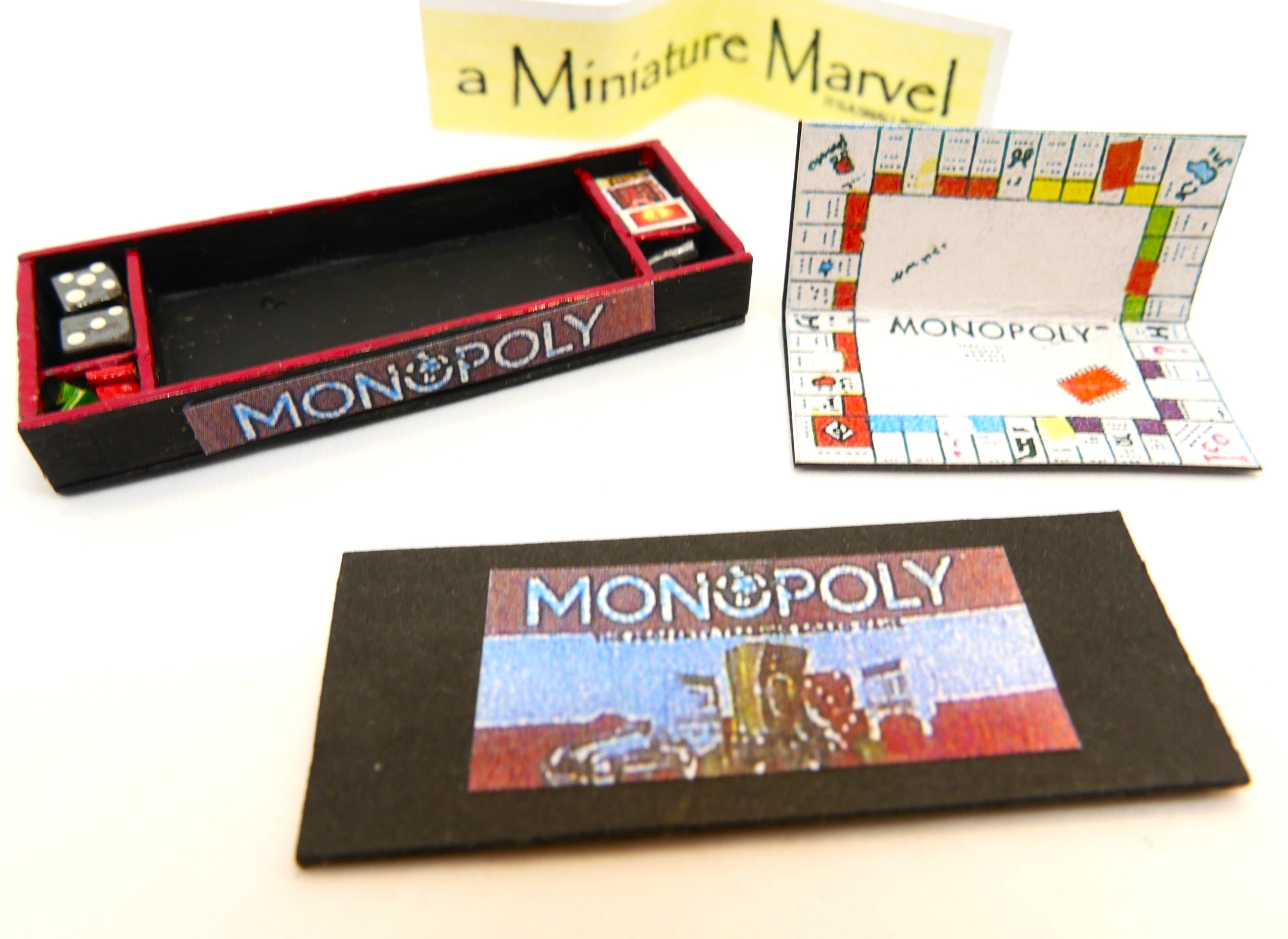 Monopoly game with contents