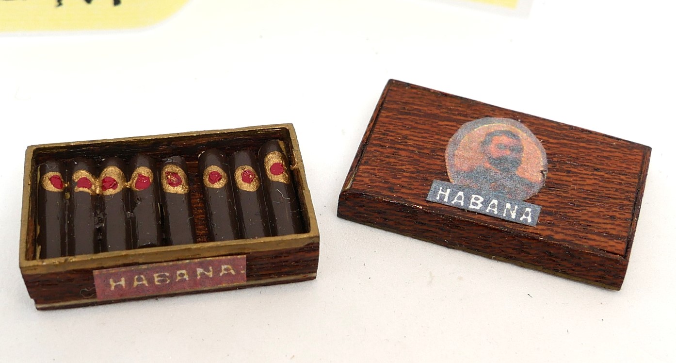 Havana cigars in a box