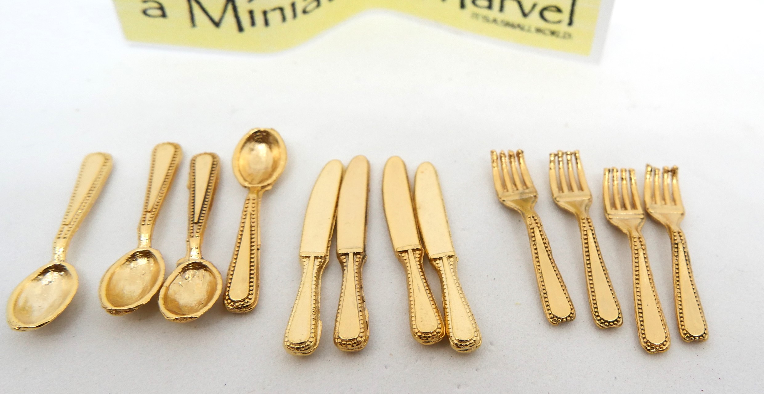 gold plated Cutlery Set