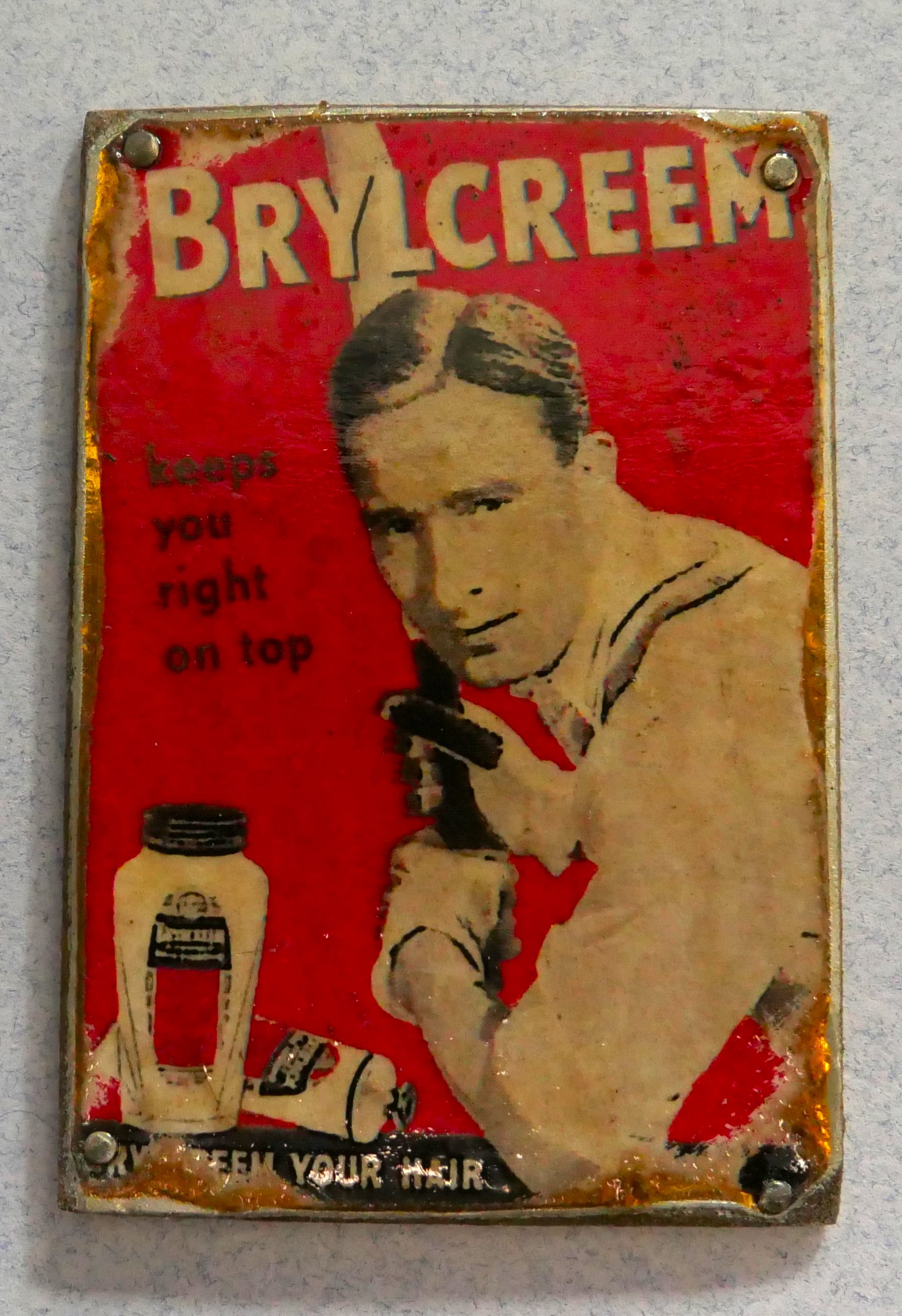 Brylcreem Metal Sign