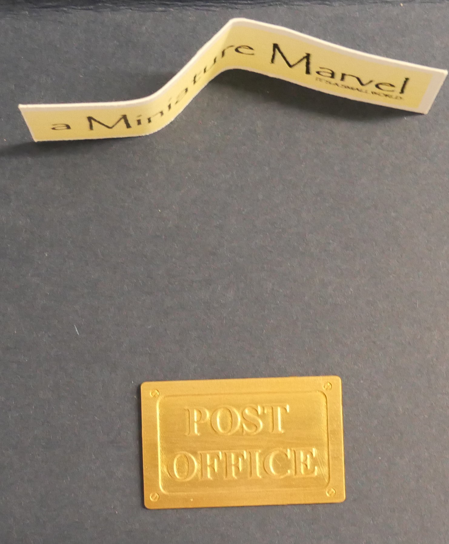 Brass house / shop Sign "Post Office"