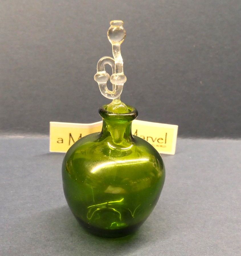 Emerald Green glass demi-john wine brewing