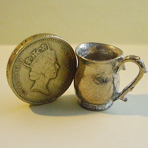 Pewter beer Tankard