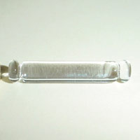 Hand Crafted Clear Glass Rolling Pin