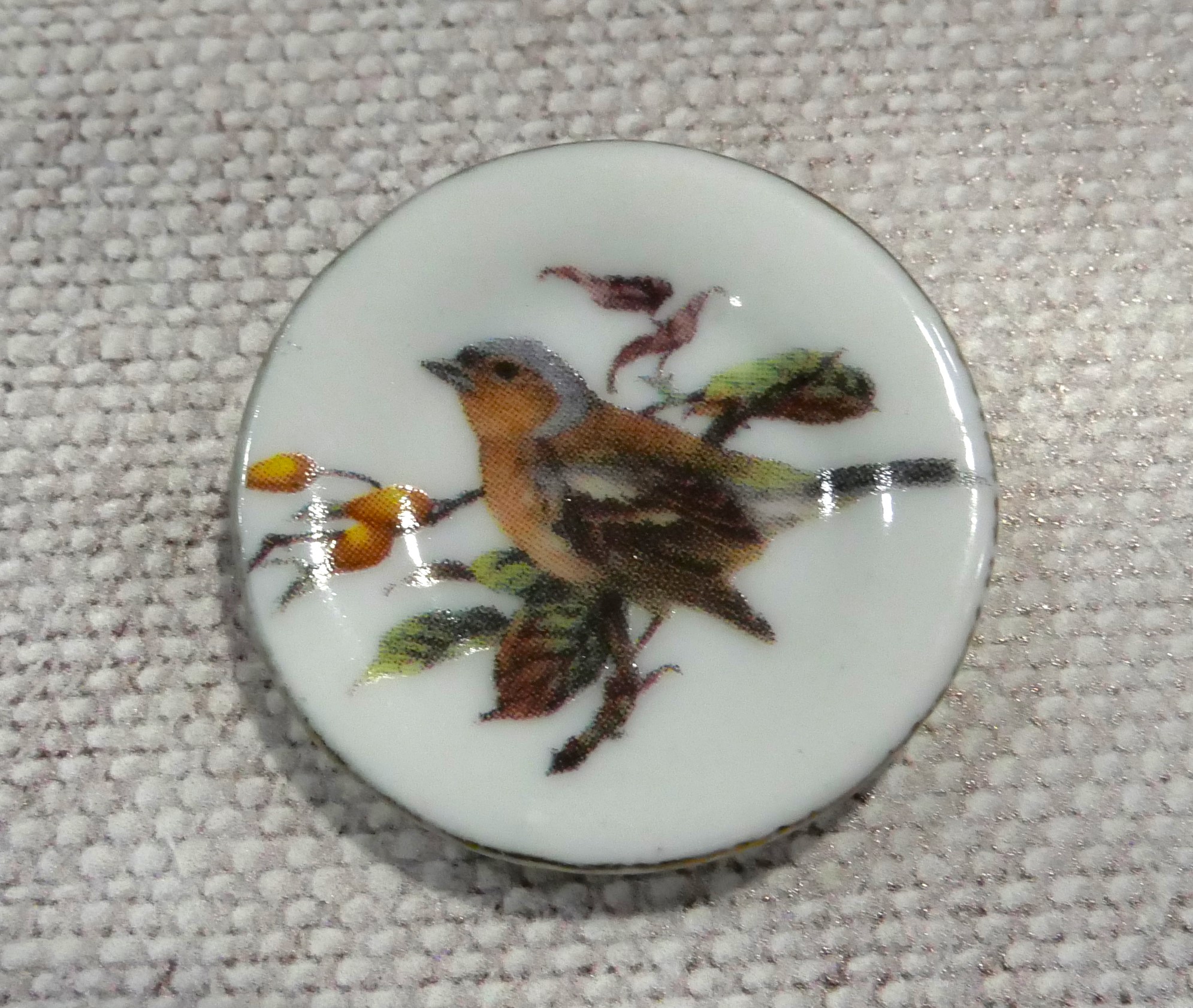 Chaffinch decorative plate