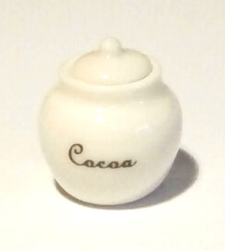 Ceramic Kitchen Storage Jar with Lid - Cocoa