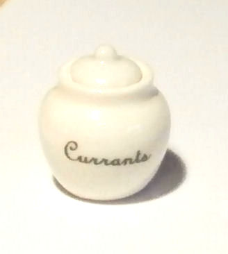 Ceramic Kitchen Storage Jar with Lid - Currants