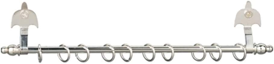 Curtain Rail Silver finish adjustable