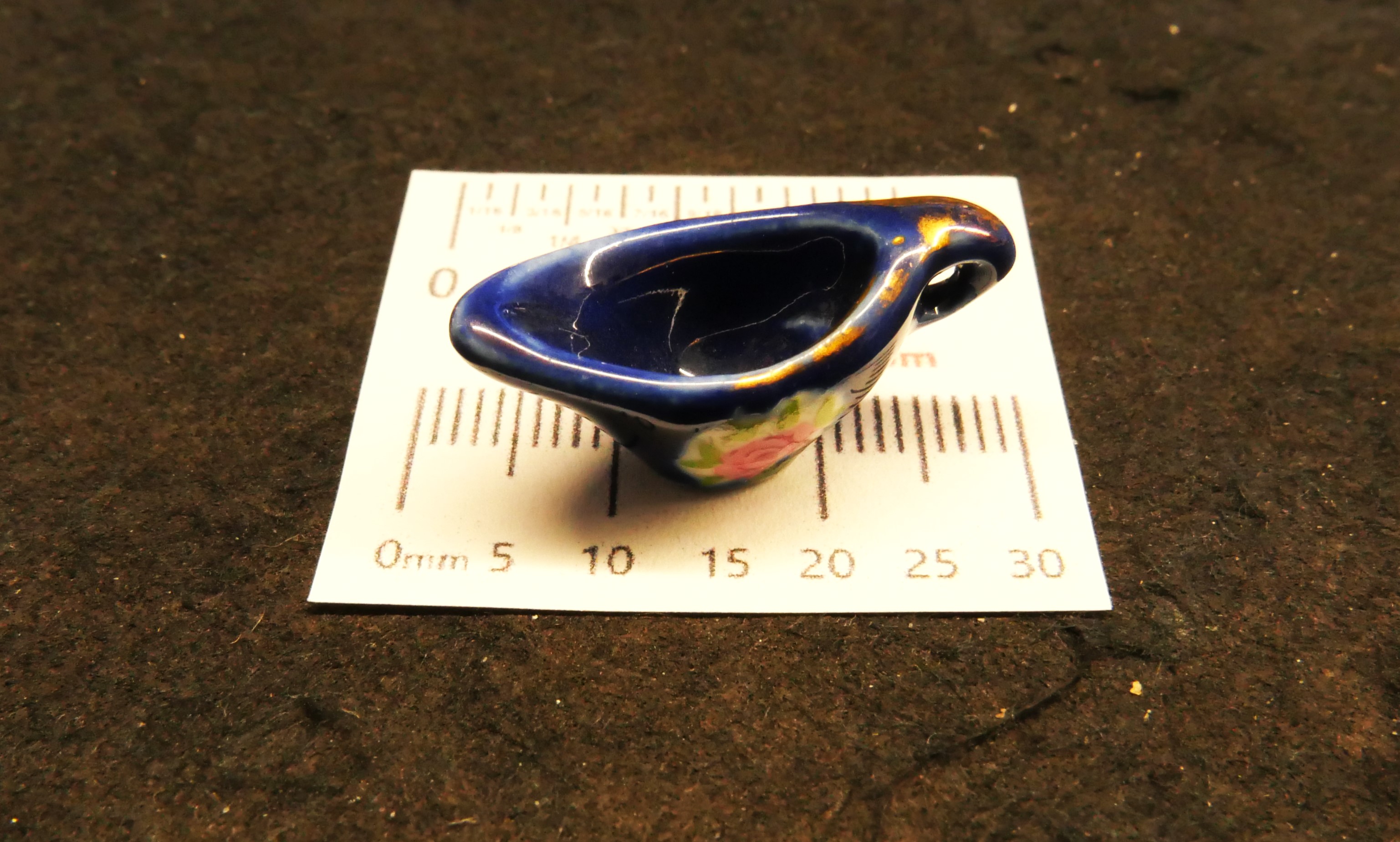 Blue China Gravy Boat