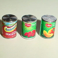 3 Tins Of Groceries