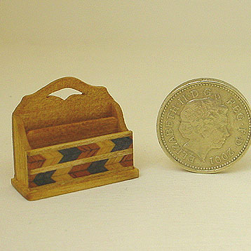 Superb British Made Inlaid Letter rack