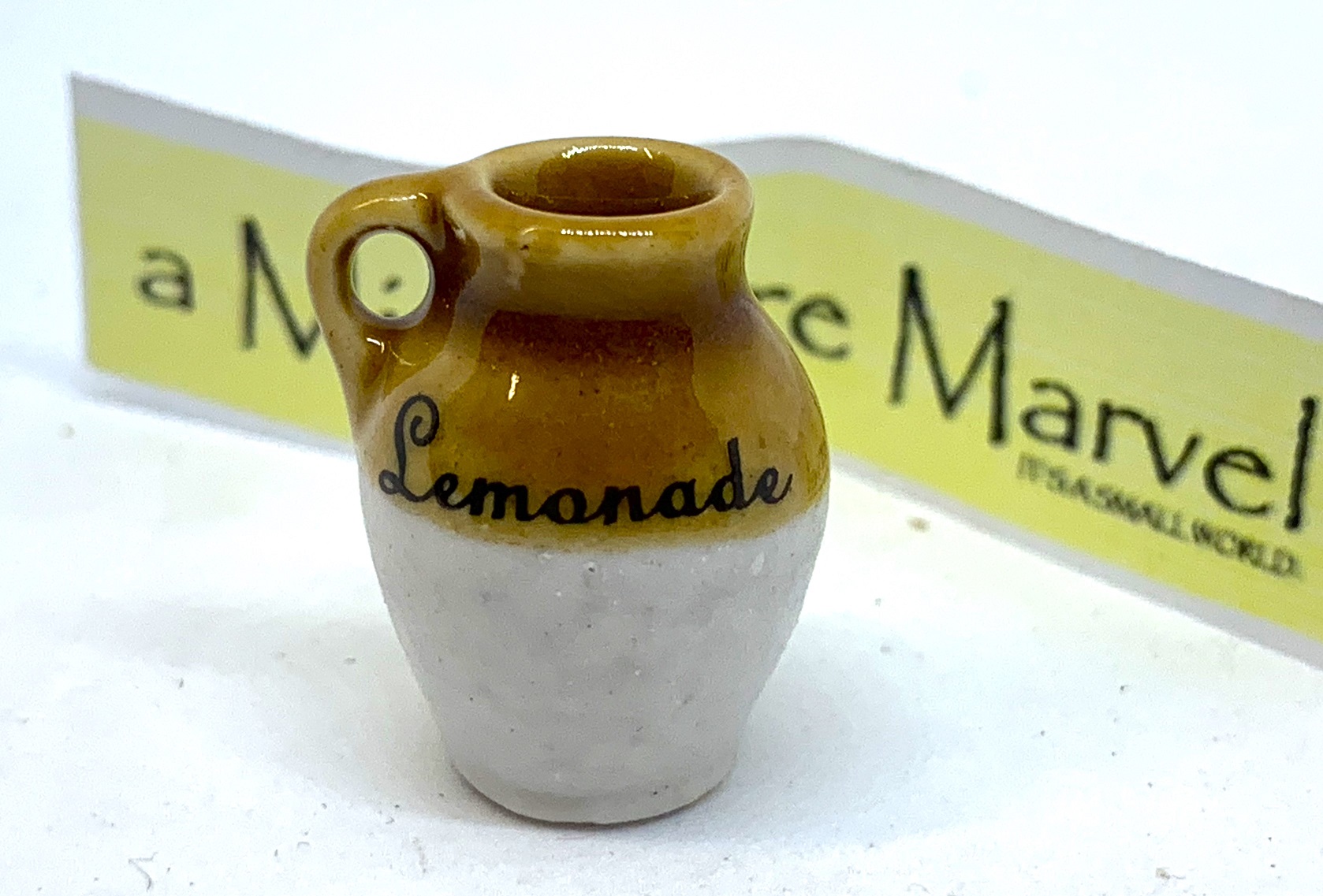 Half Glazed Lemonade Jug