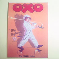 Card Advertising Sign Oxo