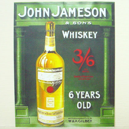 John Jameson Whisky Pub Sign