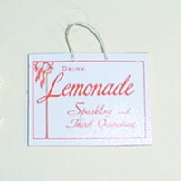 Shop Lemonade hanging Sign