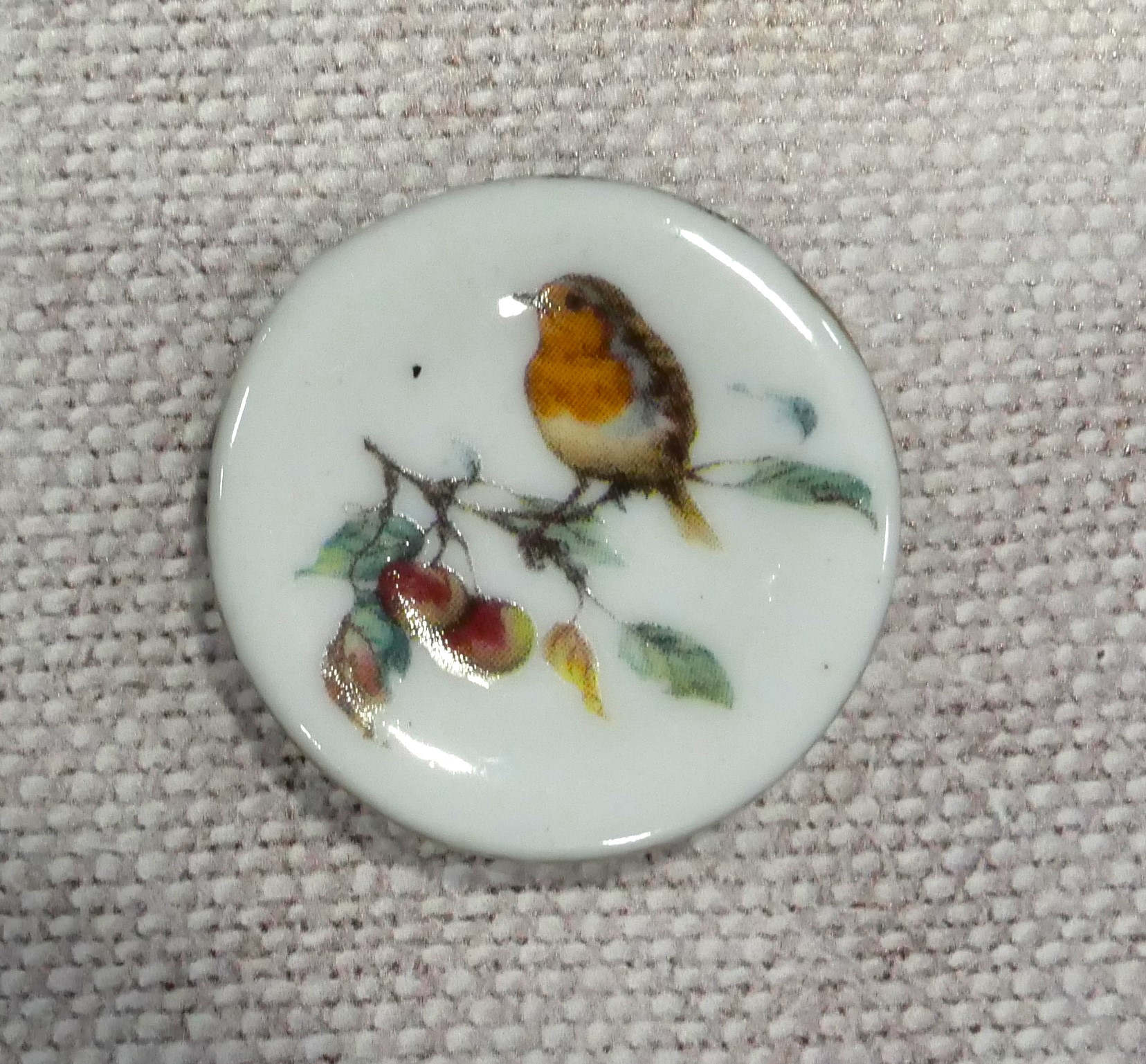 Robin decorative plate