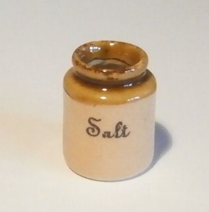 Salt Stoneware storage jar