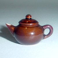 Brown China Teapot