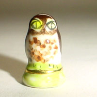 China Owl Ornament